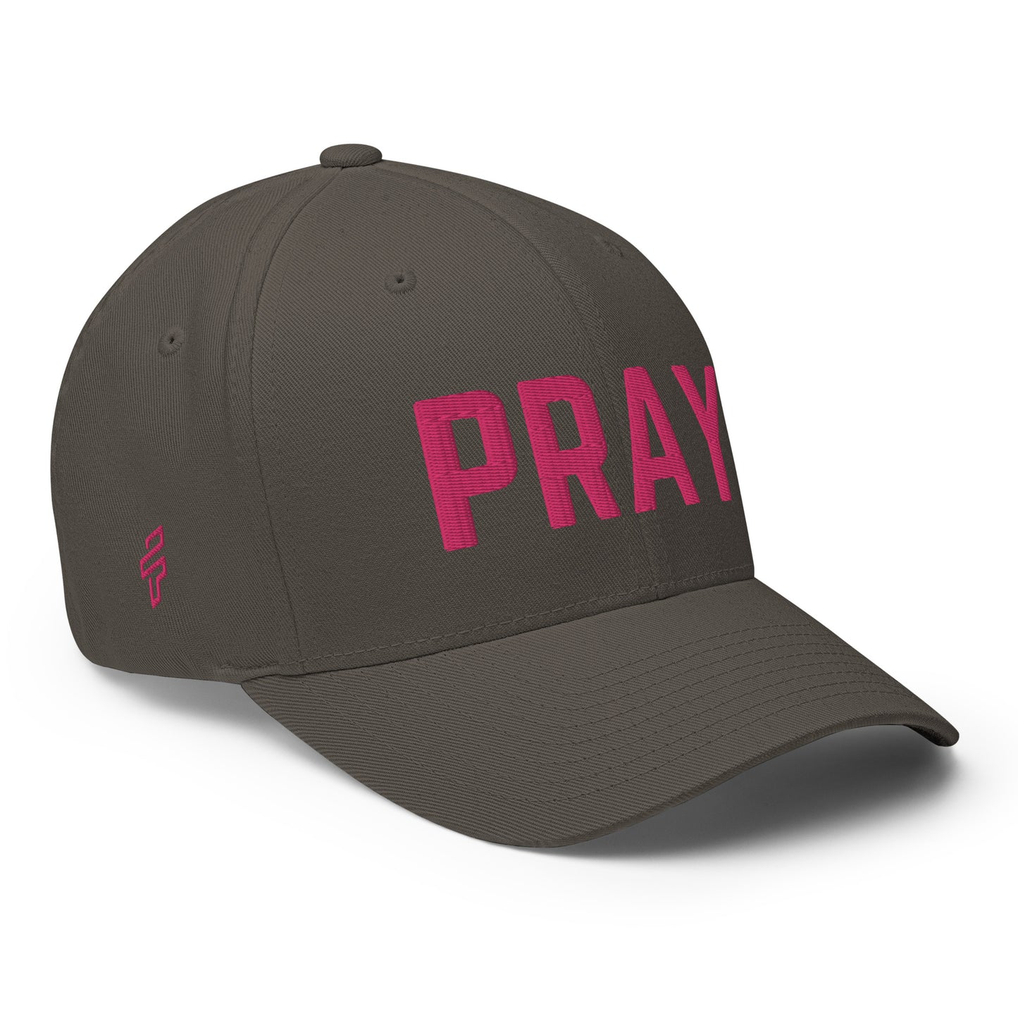 Pray Embroidered Structured Flex Fit Hat