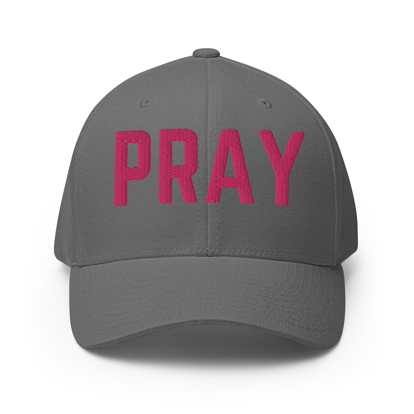 Pray Embroidered Structured Flex Fit Hat