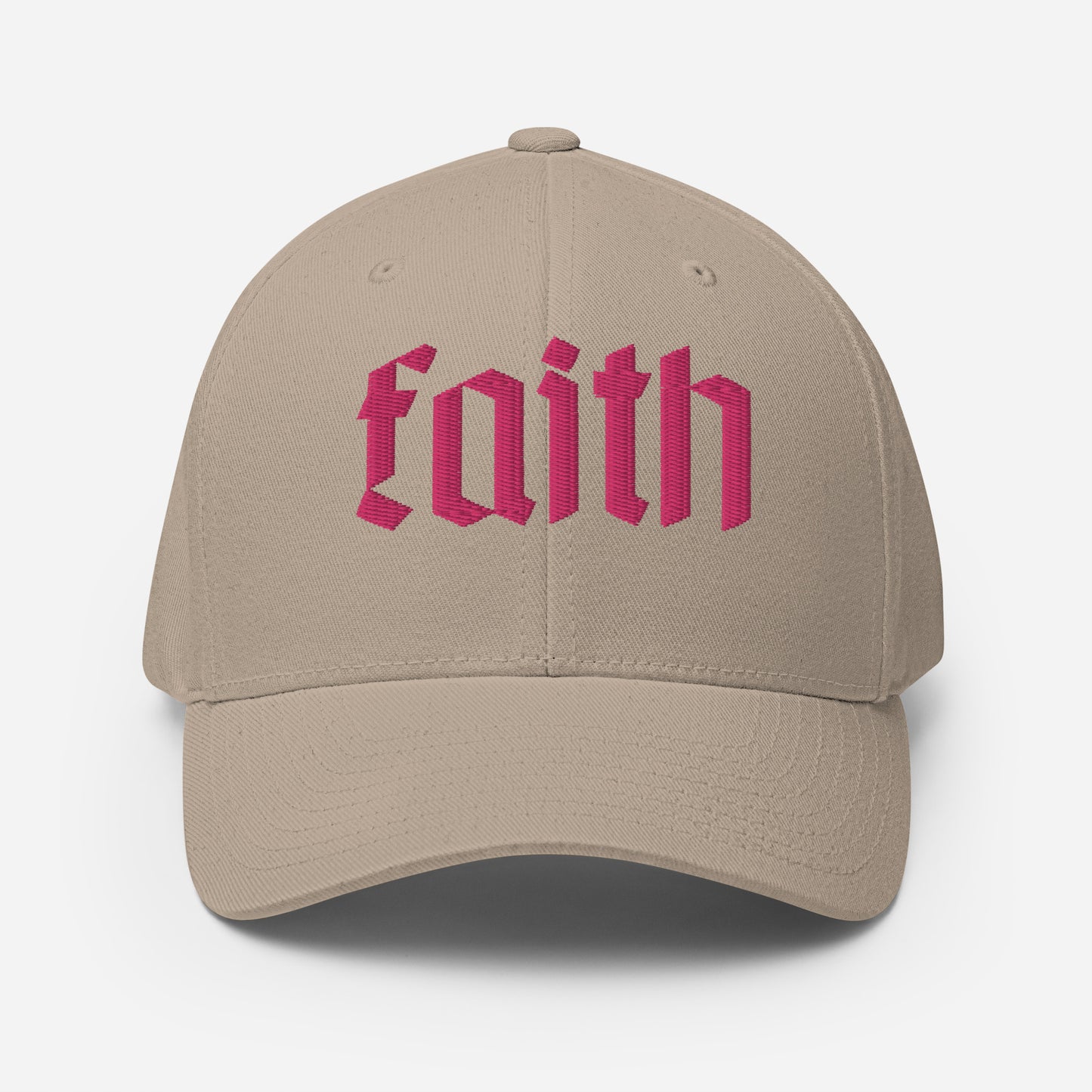 Faith Embroidered Structured Flex Fit Hat