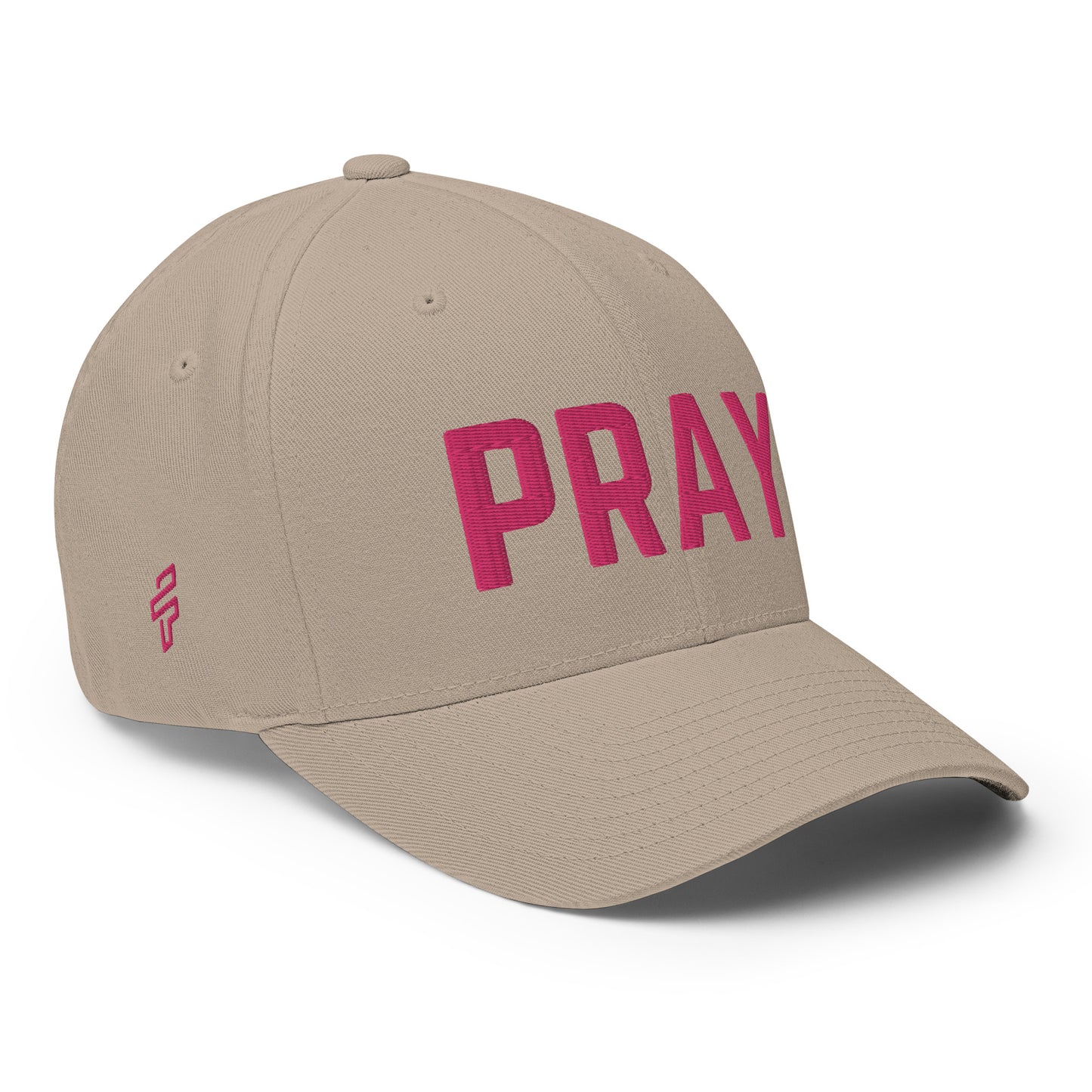 Pray Embroidered Structured Flex Fit Hat