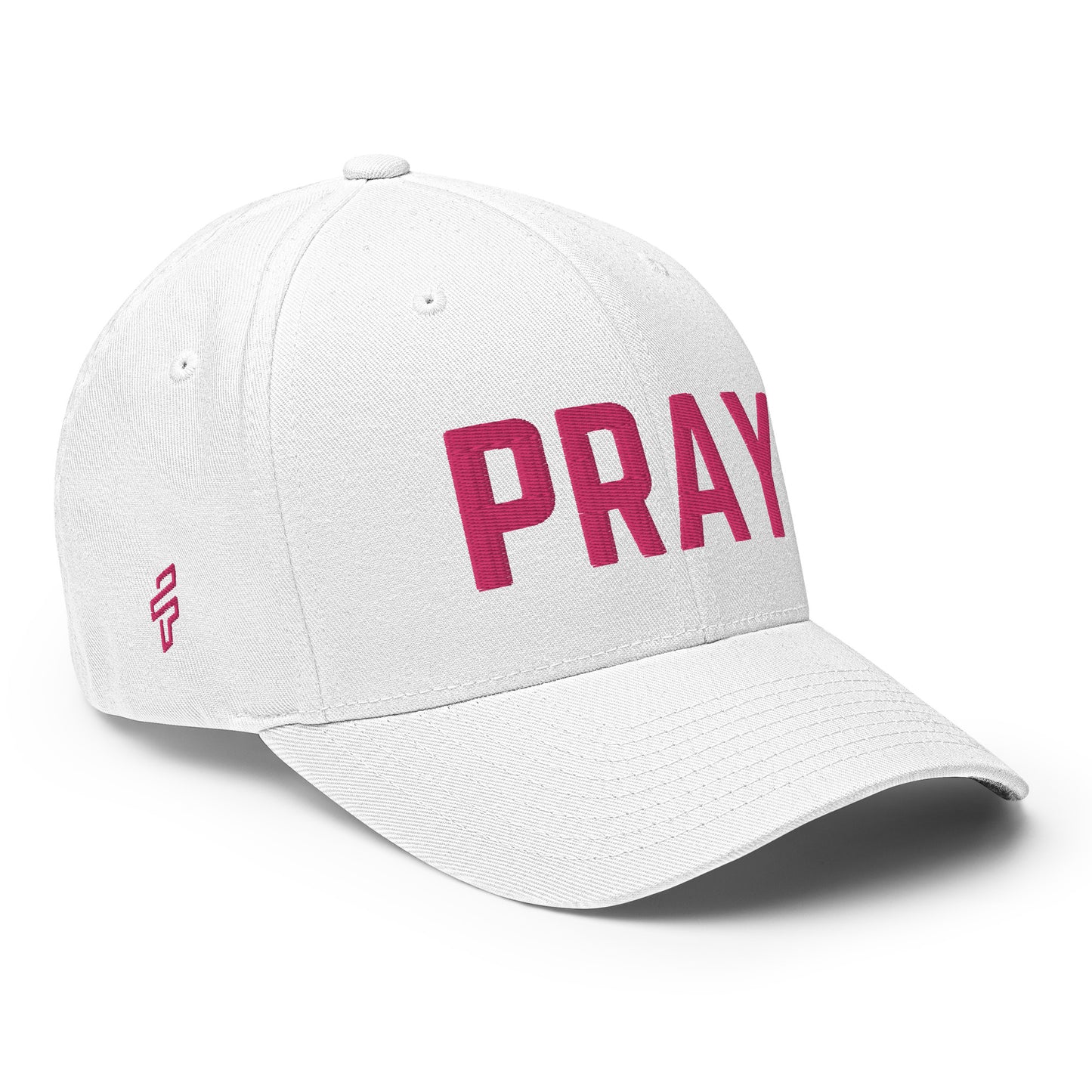 Pray Embroidered Structured Flex Fit Hat