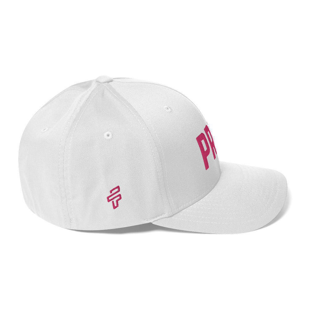 Pray Embroidered Structured Flex Fit Hat