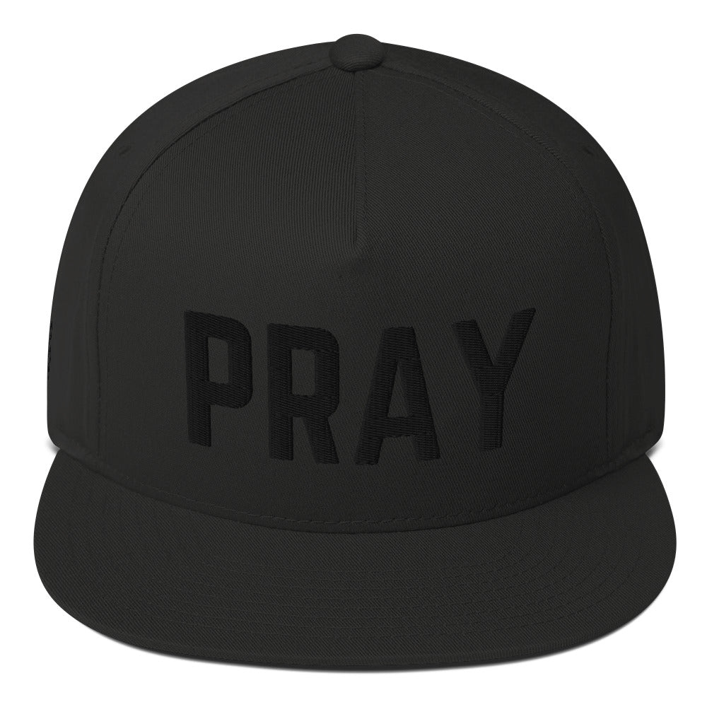 Black on Black Pray Snapback