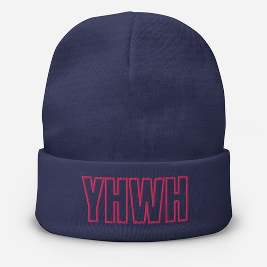 YHWH Embroidered Beanie