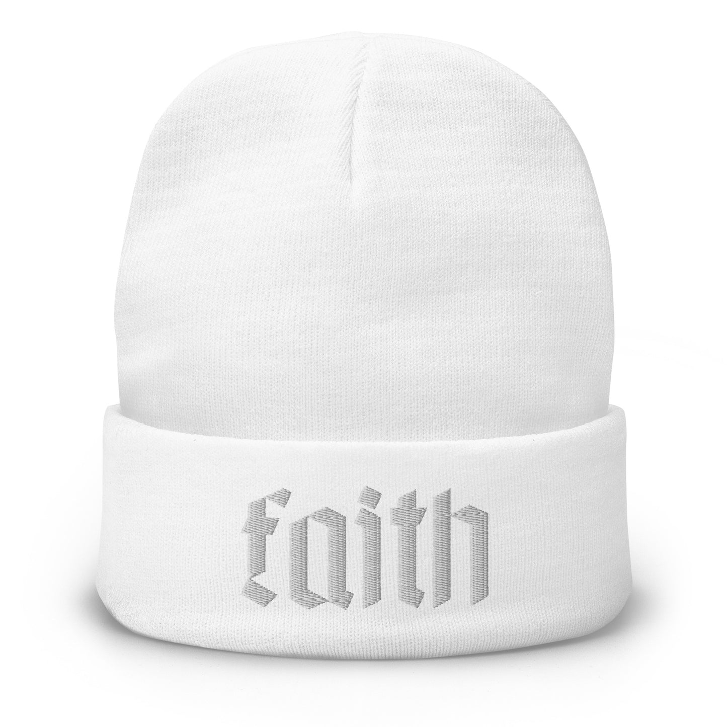 Pure Faith Embroidered Beanie