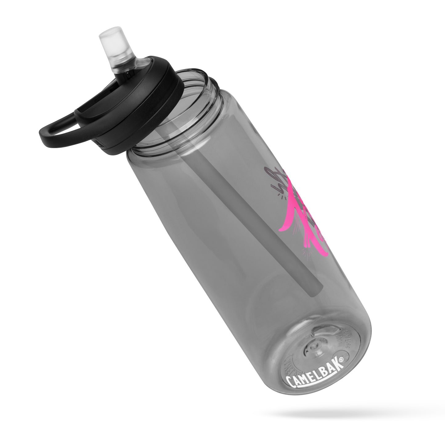 Faith over fear sports water bottle