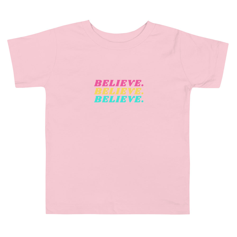 Believe Toddler Short Sleeve Tee