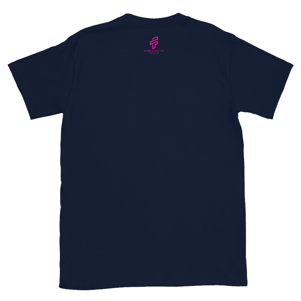 Pink Heart Short-Sleeve Unisex T-Shirt