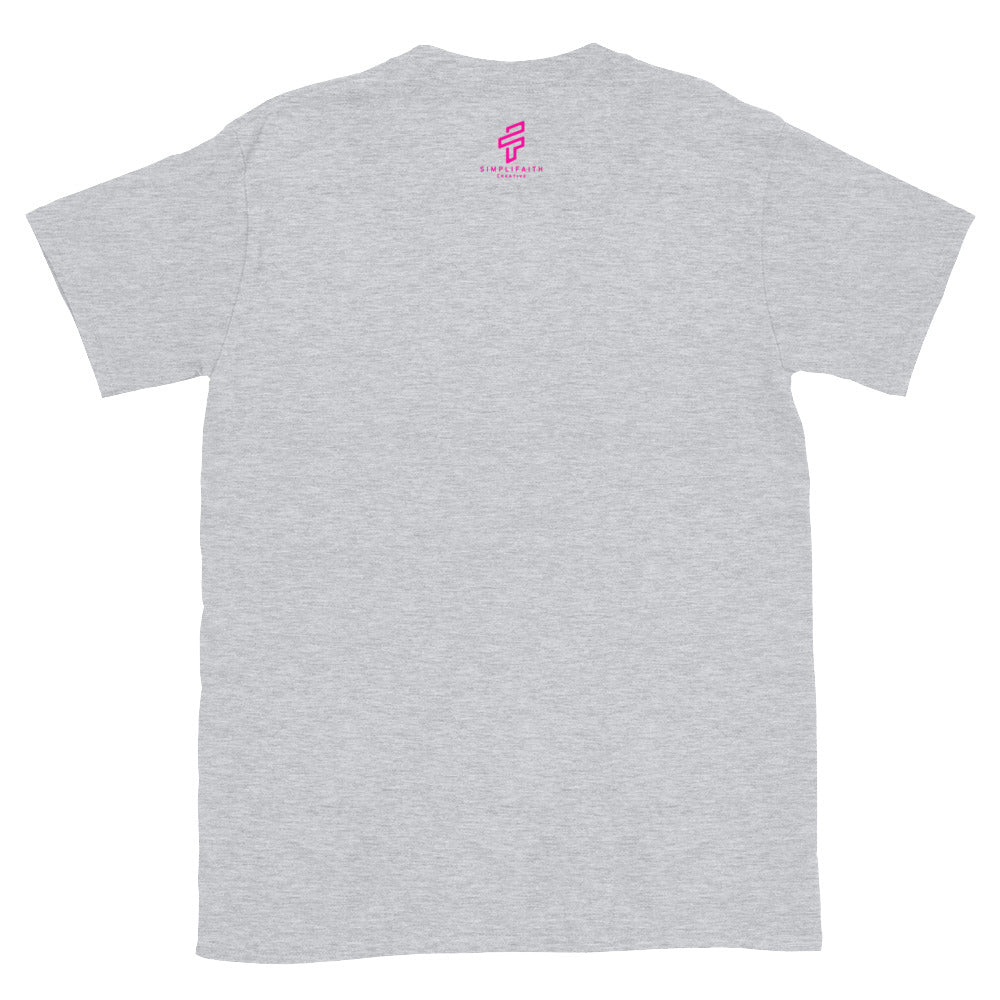 Pink Heart Short-Sleeve Unisex T-Shirt