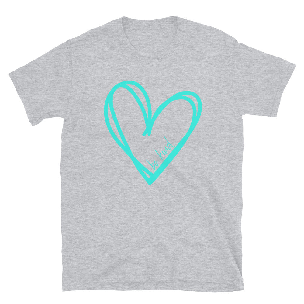 Mint Heart Short-Sleeve Unisex T-Shirt