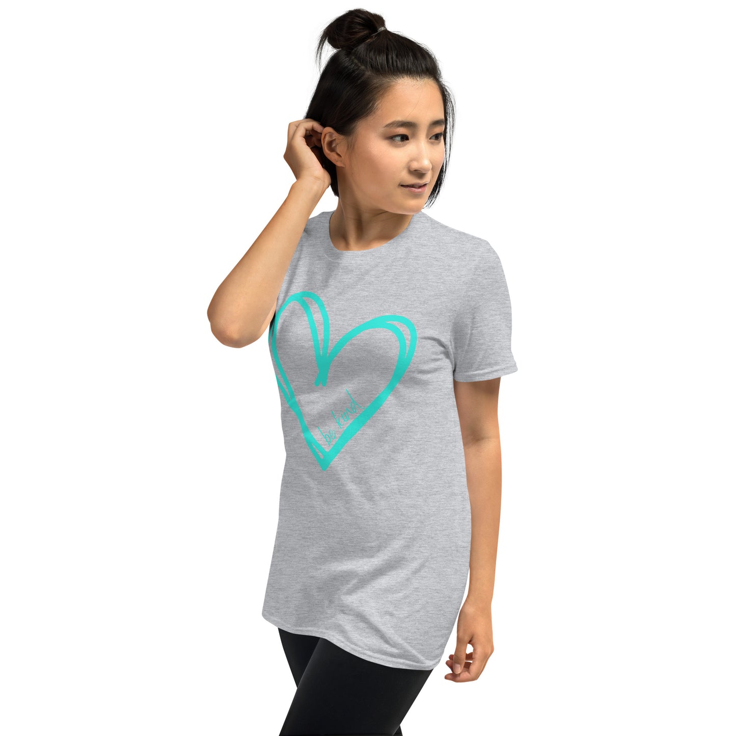 Mint Heart Short-Sleeve Unisex T-Shirt