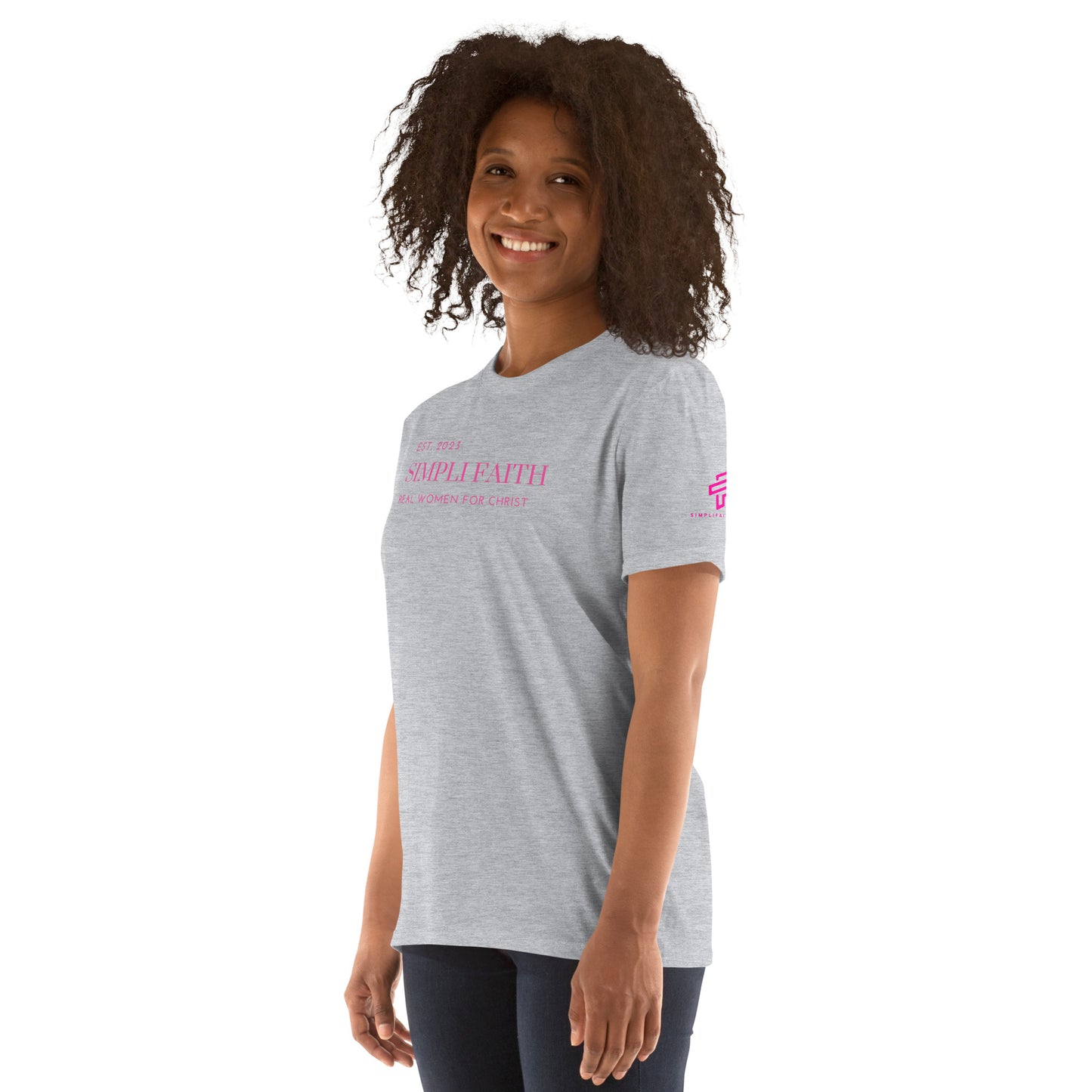 Est. 2023 Real Women for Christ Short-Sleeve Women's T-Shirt