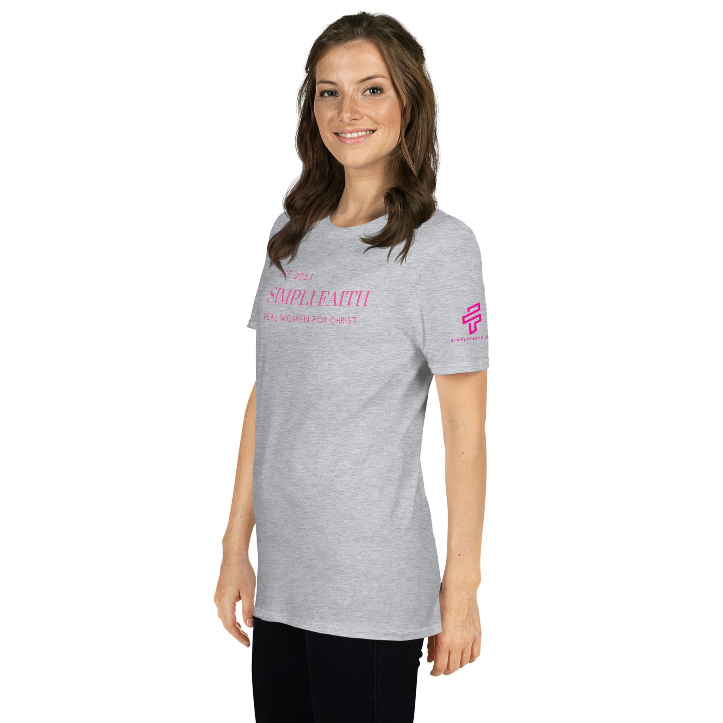 Est. 2023 Real Women for Christ Short-Sleeve Women's T-Shirt