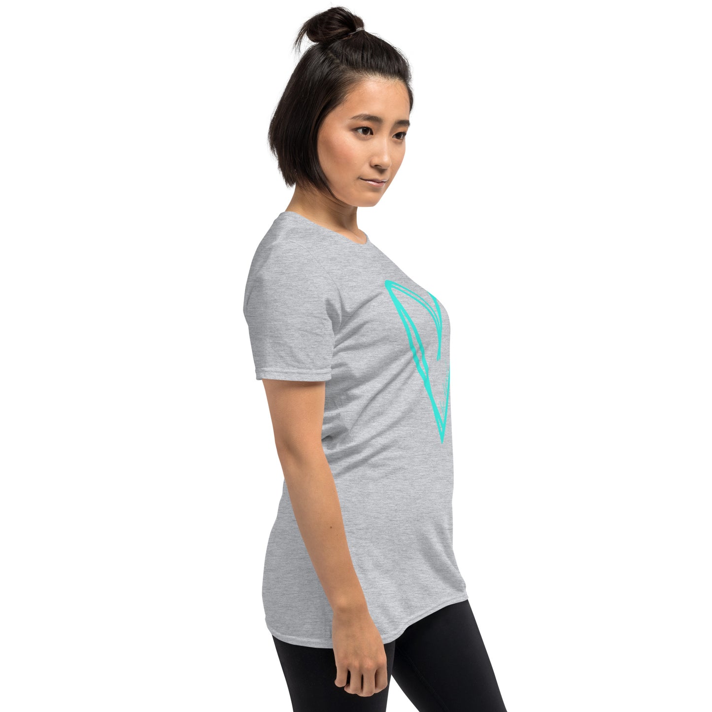 Mint Heart Short-Sleeve Unisex T-Shirt