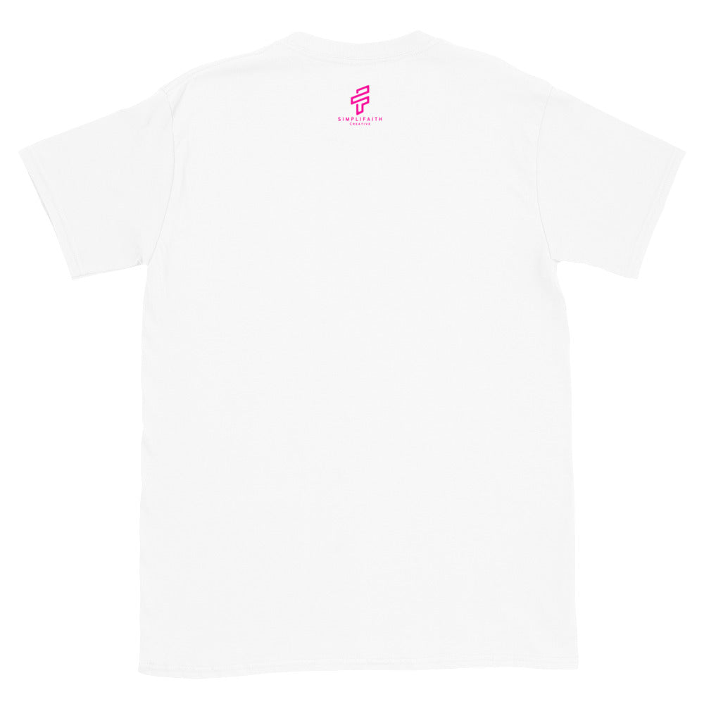 Pink Heart Short-Sleeve Unisex T-Shirt