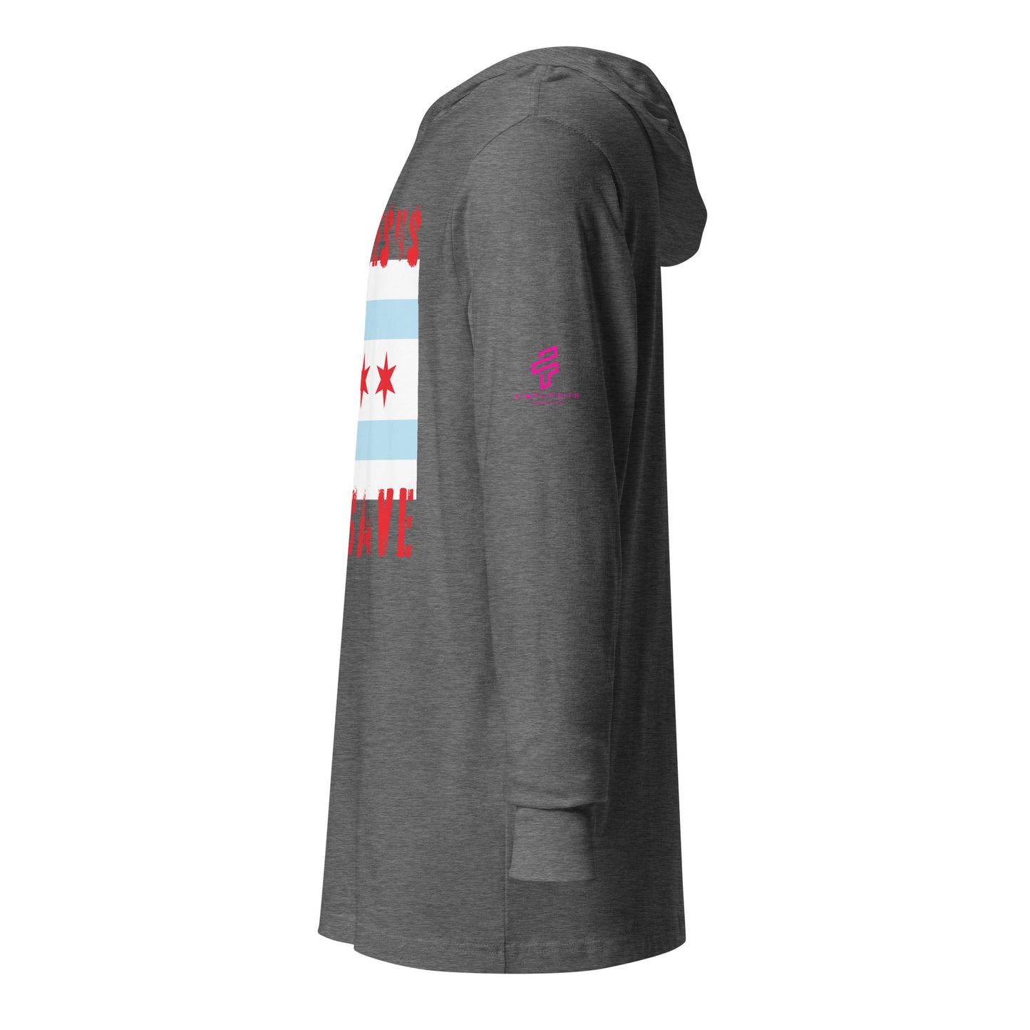 Only Jesus Can Save Hooded long-sleeve tee