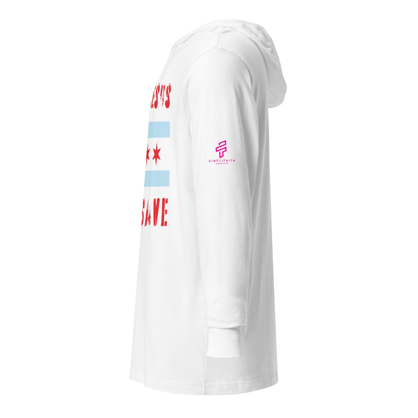 Only Jesus Can Save Hooded long-sleeve tee