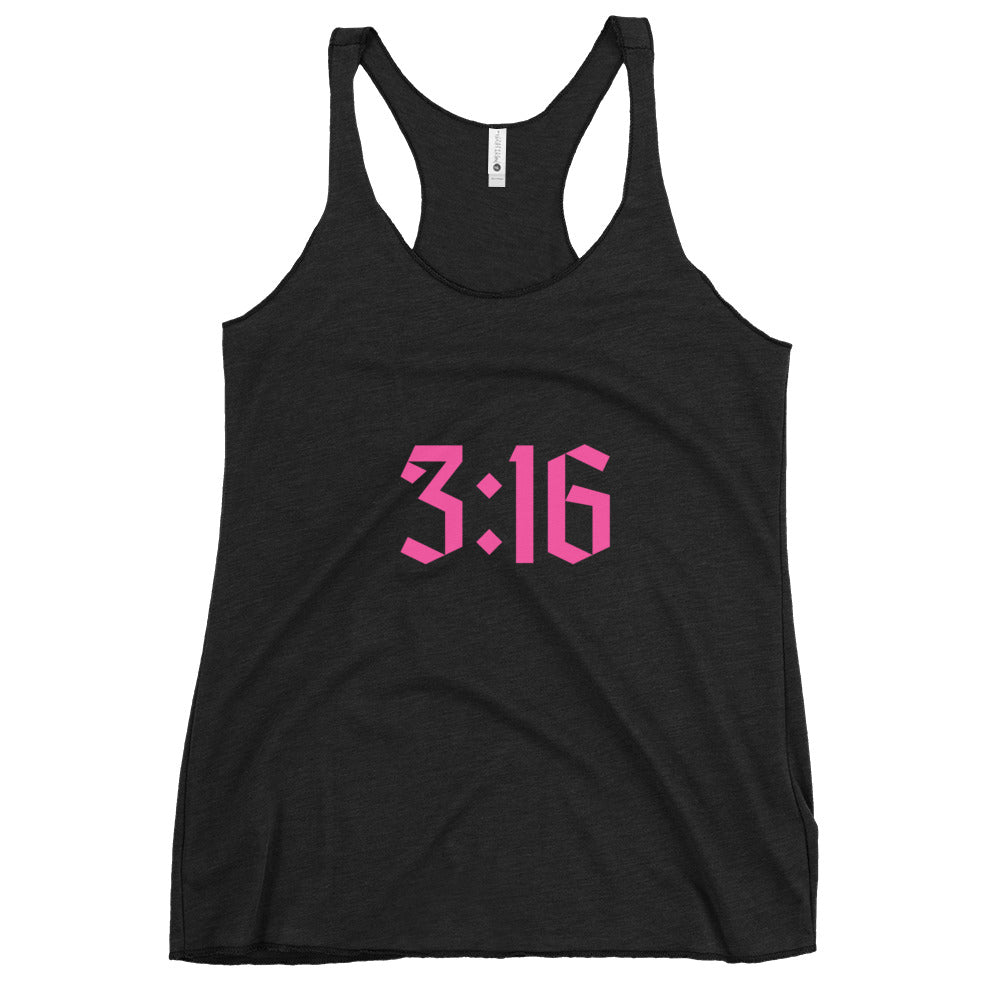 3:16 Women's Racerback Tank