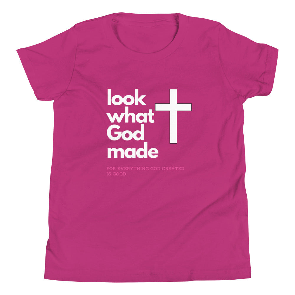 Look what God Made Youth Short Sleeve T-Shirt