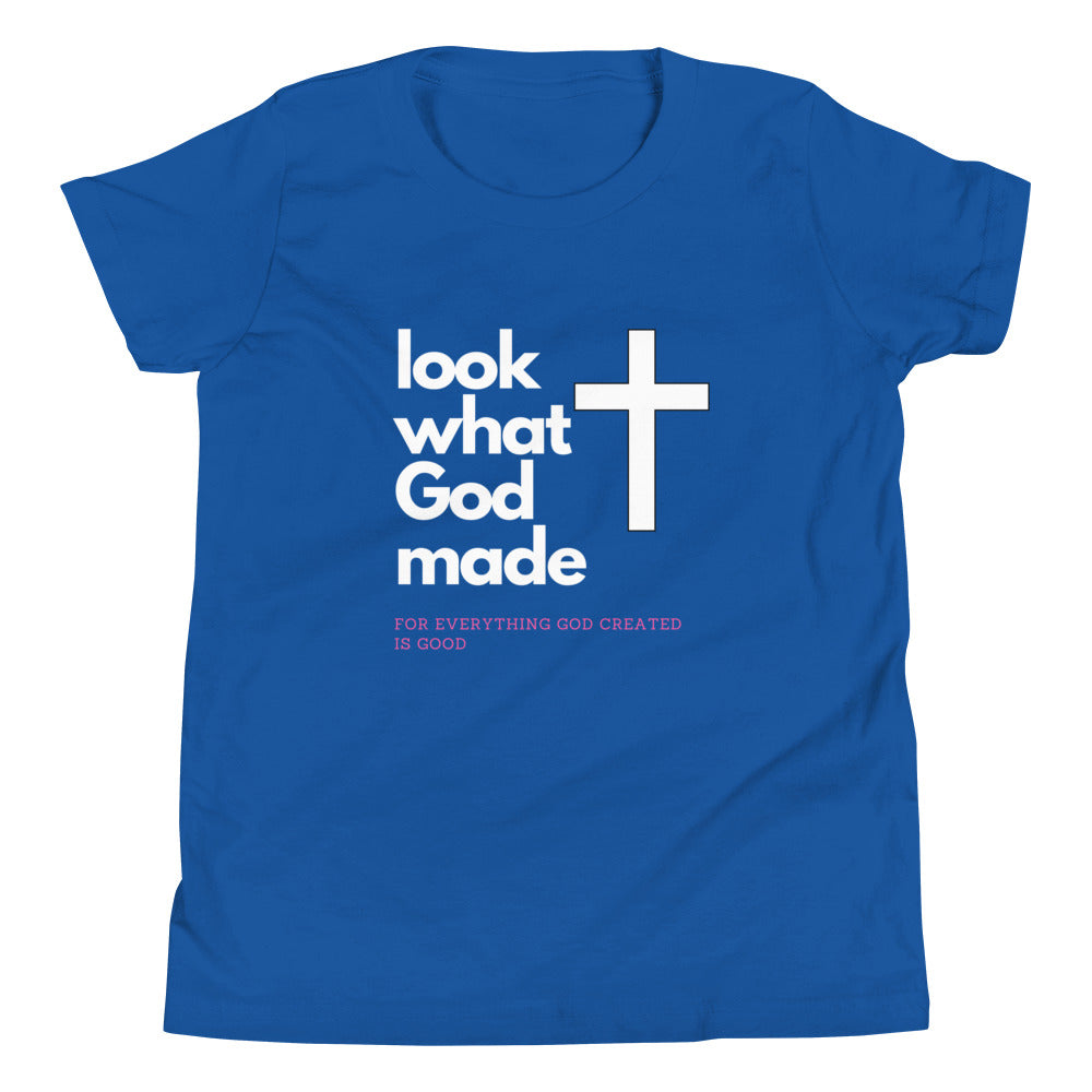 Look what God Made Youth Short Sleeve T-Shirt